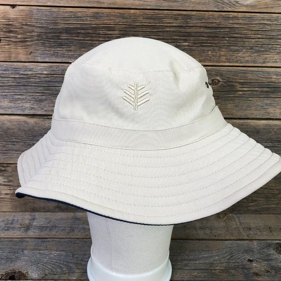 Coolibar Cream Bucket Hat - Picture 1 of 8